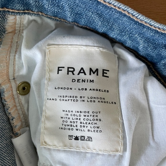 Frame denim Le High Straight - Size 28 - Picture 4 of 6